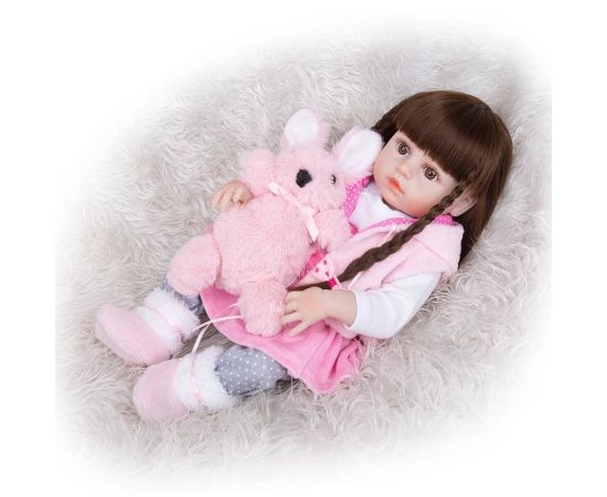 Wholesale KEIUMI bebe Reborn silicone Full Body 48 CM Realistic Princess Doll Baby Toys For Girl Children's Day Birthday Gifts