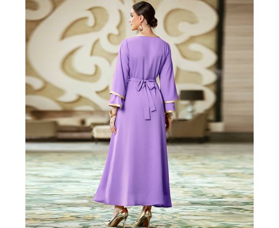 Dubai Luxury Handcrafted Diamond Dress Two Pieces Abaya Sets Islamic Clothing Women Abaya Kaftan Muslim Party Gown EID Vestidos