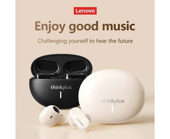 Lenovo LP19 Bluetooth 5.1 Earphones TWS Sports Headphones Wireless In-Ear Earbuds Dual HD Microphone Headset Gaming Earphones