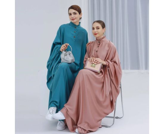 Muslim Islamic Dress Women Modest Traditional Prayer Abaya Kaftan Arab Burqa Robe Turkey Gown Ethnic Loose Ramadan Vestidos