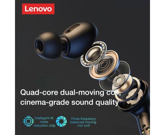 Original Lenovo LP3 Pro TWS Bluetooth 5.0 Earphones Wireless Waterproof Earbuds with Mic Gaming Headset HIFI Music Headphone
