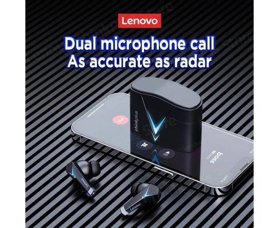 Original Lenovo LP6 5.0 Earphone Bluetooth Wireless Earbuds Low Latency Headphones HD Call Dual Mode Gaming Headset With Mic