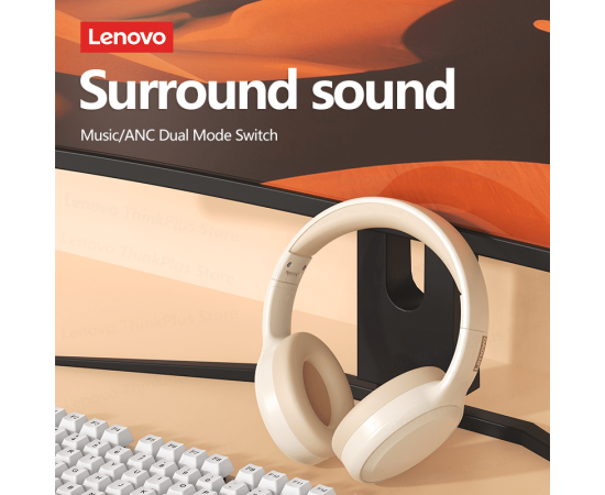 Original Lenovo th30 wireless headphones Bluetooth earphone 5.0 foldable headset sport headphone game Fone Bluetooth earbuds