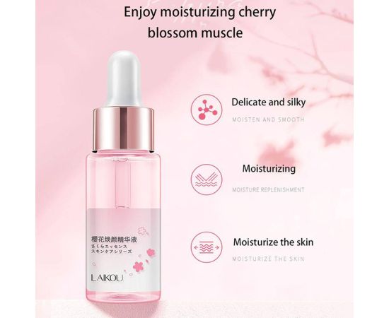 15ml Hyaluronic Acid Japan Peptide Serum Facial Whitening Relieve Essen VC Brighten Care Skin Moisturizing Face Hydration