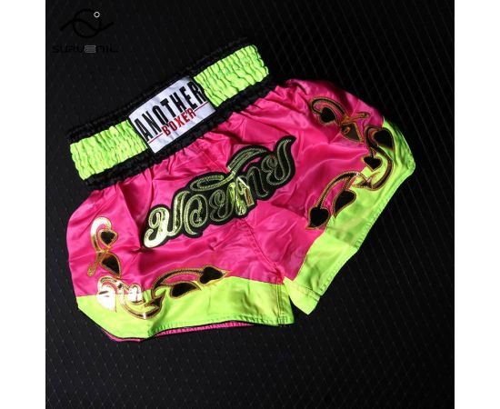 Boxing Shorts Womens Mens Embroidery MMA Shorts Professional Combat Kickboxing Training Trunks Kids Boy Girl Muay Thai Pants