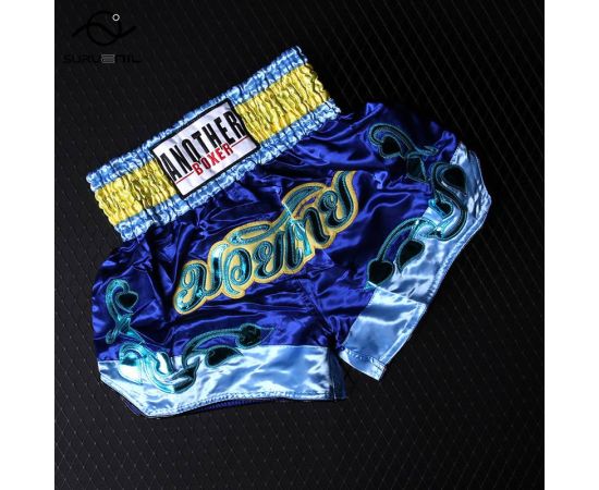 Boxing Shorts Womens Mens Embroidery MMA Shorts Professional Combat Kickboxing Training Trunks Kids Boy Girl Muay Thai Pants