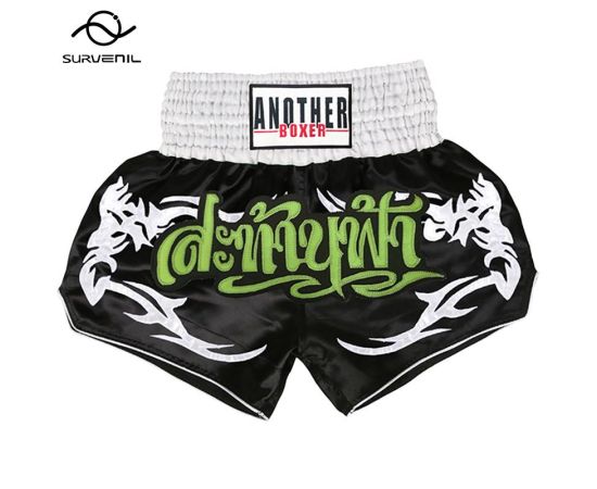 Muay Thai Shorts MMA Boxing Sports Training Kickboxing Pants Sanda Martial Arts Boxeo Trunks Men Women Boys Girls Kids Fightwear