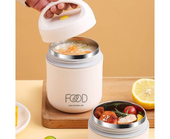 Stainless Steel Vacuum Insulated Lunch Bag Insulated Lunch Bag Food Warmer Cup Thermal Soup Cups Bento Containers Lunch Bag